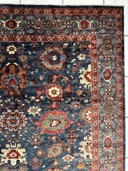 Trasitional Serapi Ghazni Wool Rug – 8' x 10’ – Intricate Floral Design Rugistan