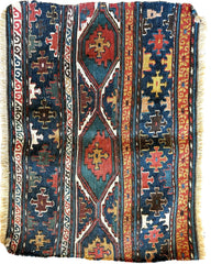 1900’s Antique Tribal Shahsavan Caucasian Cradleface - 18" X 16" Rugistan