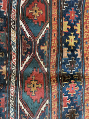 1900’s Antique Tribal Shahsavan Caucasian Cradleface - 18" X 16" Rugistan