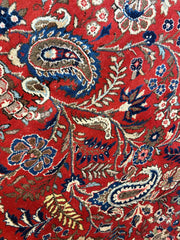 1940s Persian Yazd Area Rug 7’11” X 10’10″ Rugistan