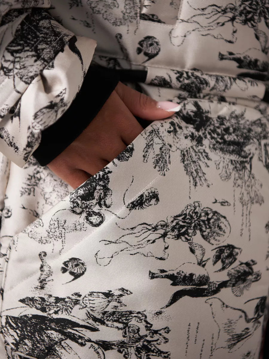 Monochrome Jacquard Down Fill Coat Alaska® Outerwear Company