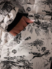 Monochrome Jacquard Down Fill Coat Alaska® Outerwear Company