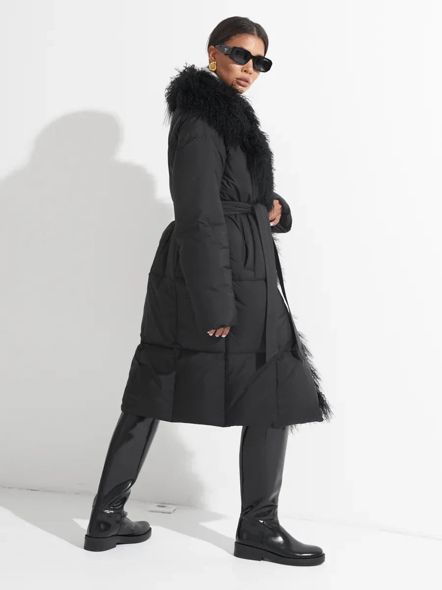 Genuine Lama Fur Premium Down Coat Alaska® Outerwear Company