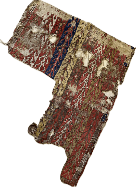 Antique 19th Century Rug Frament Rugistan