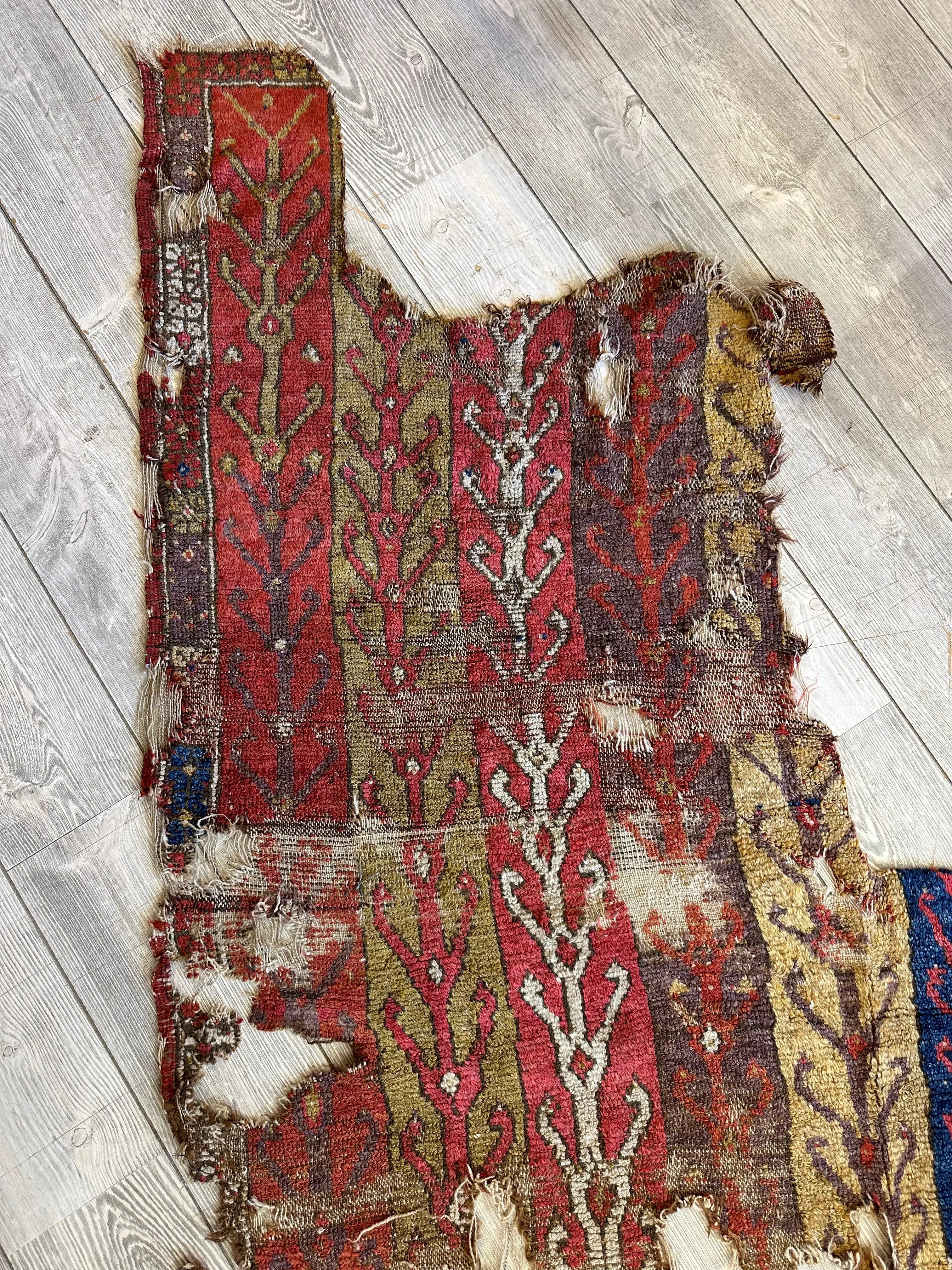 Antique 19th Century Rug Frament Rugistan