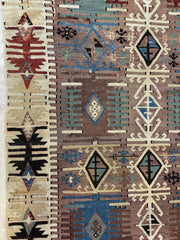 Reyhanli Anatolian 19th C Antique One Of A Kind Kilim Rug 5’ x 8’3” Rugistan