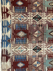 Reyhanli Anatolian 19th C Antique One Of A Kind Kilim Rug 5’ x 8’3” Rugistan