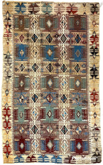 Reyhanli Anatolian 19th C Antique One Of A Kind Kilim Rug 5’ x 8’3” Rugistan