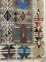 Reyhanli Anatolian 19th C Antique One Of A Kind Kilim Rug 5’ x 8’3” Rugistan