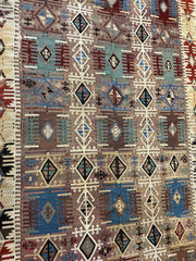 Reyhanli Anatolian 19th C Antique One Of A Kind Kilim Rug 5’ x 8’3” Rugistan