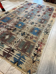 Reyhanli Anatolian 19th C Antique One Of A Kind Kilim Rug 5’ x 8’3” Rugistan