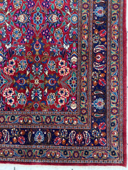 Persian Mashhad I Fine Allover Rug Wool 7 x 10 Rugistan