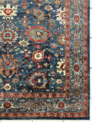 Trasitional Serapi Ghazni Wool Rug – 8' x 10’ – Intricate Floral Design Rugistan