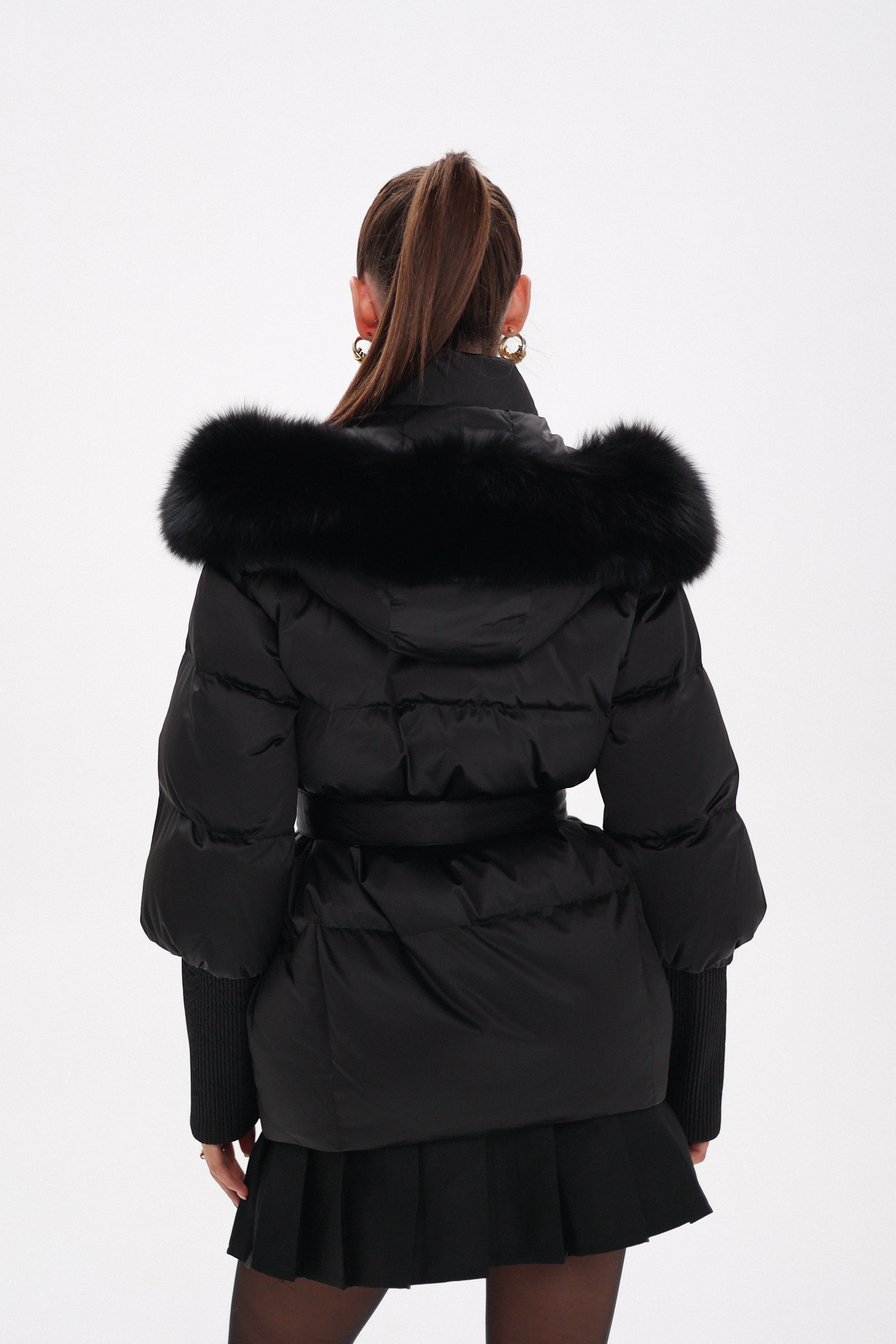 Amanda Genuine Fur Trim Down Fill Coat Alaska® Outerwear Company