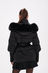Amanda Genuine Fur Trim Down Fill Coat Alaska® Outerwear Company