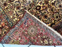 Hand-Knotted Persian Bidjar Herati Wool Runner – 4'11" x 13'2" – Durable Traditional Rug Rugistan