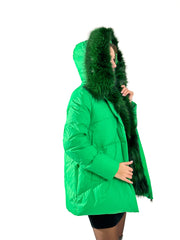 Genuine Silver Fox Fur Down Fill Parka Alaska® Outerwear Company