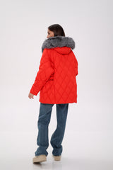 Genuine Silver Fox Down Fill Hooded Parka Alaska® Outerwear Company