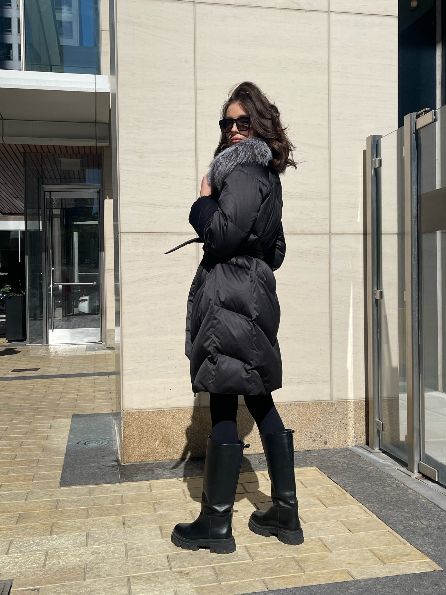 Amandine Genuine Silver Fox Down Parka Alaska® Outerwear Company