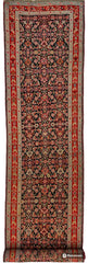 3’4” x 17’ Karabkah Antique Caucasian Wool on Wool Runner Rugistan
