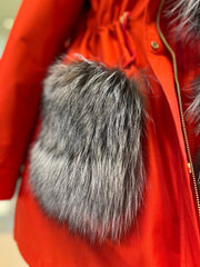Genuine Silver Fox Fur Rabbit Fur Insulated Parka Alaska® Outerwear Company