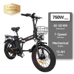 At20 Eletric Fat Bike 10AH/15AH/20AH 48V 750W Up To 45km/h