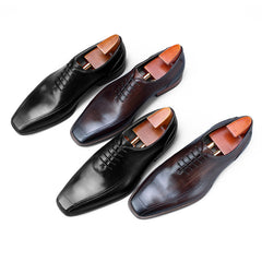 Men's Lace-up Cowhide Shoes