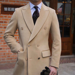 Wool Coat British Slim Fit Family Shopolf