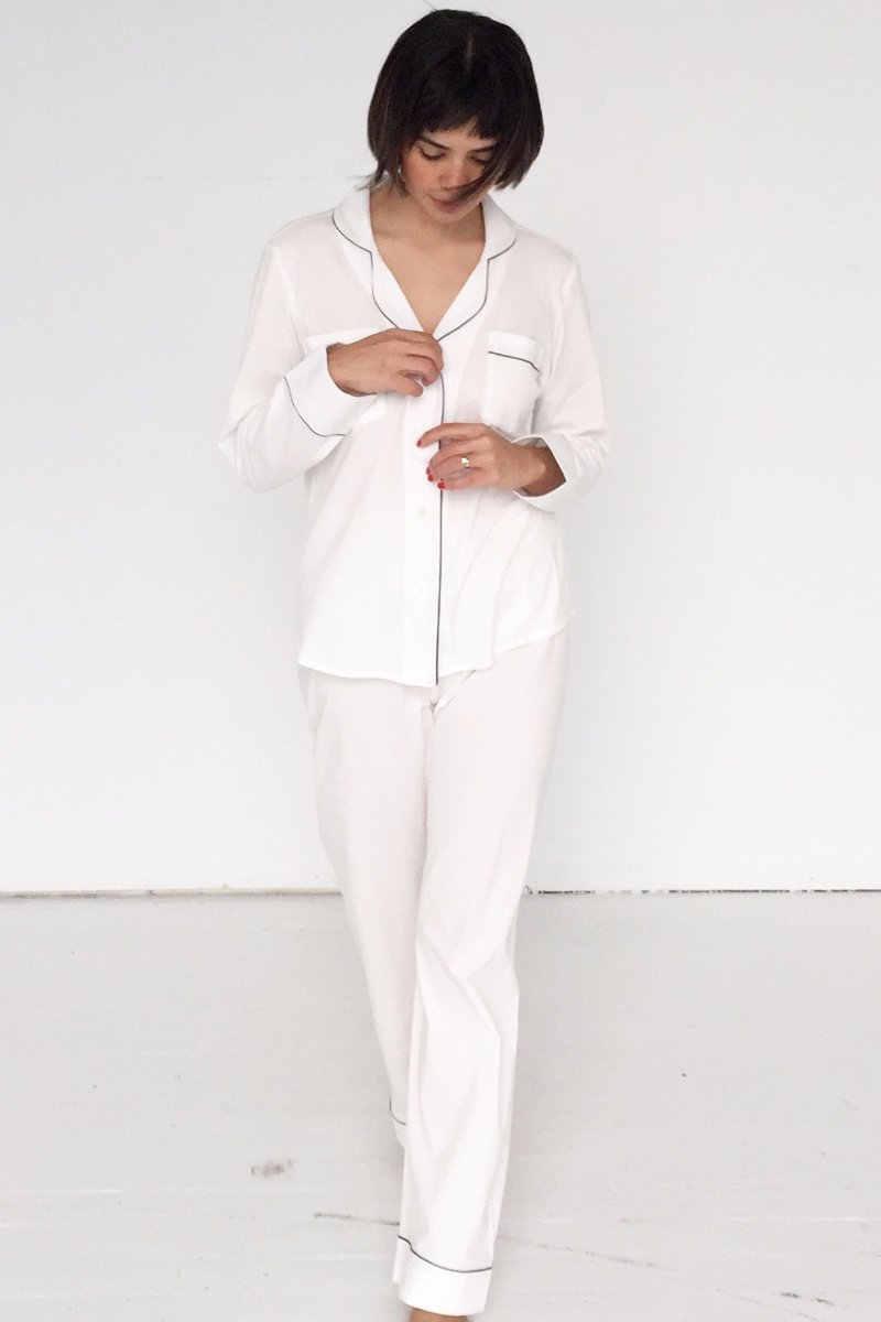SALUA Classic Luxury Pajamas in Brushed Pima Cotton Salua Lingerie