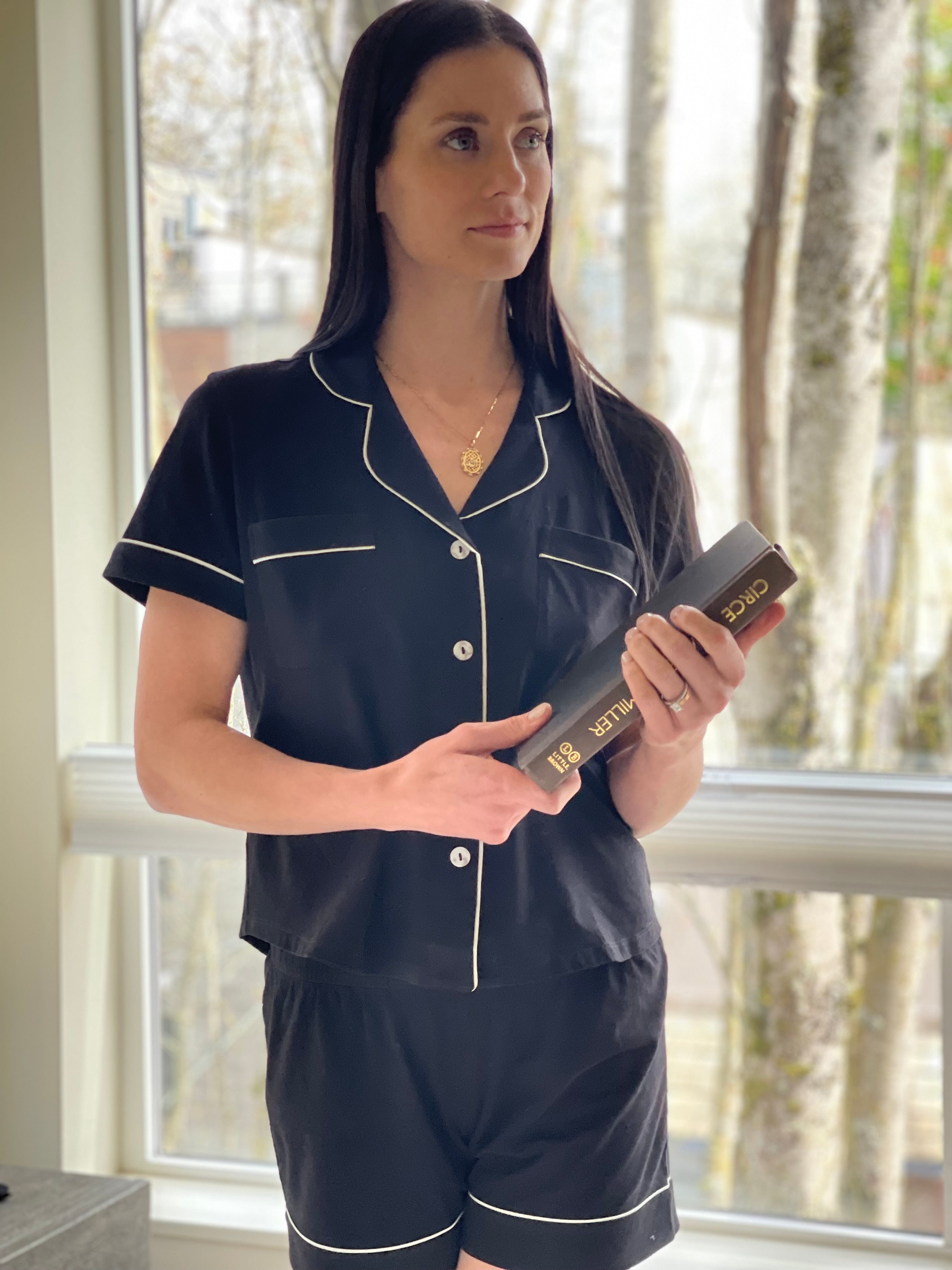 SALUA Classic Luxury Shorties Pajamas in Brushed Pima Cotton Salua Lingerie