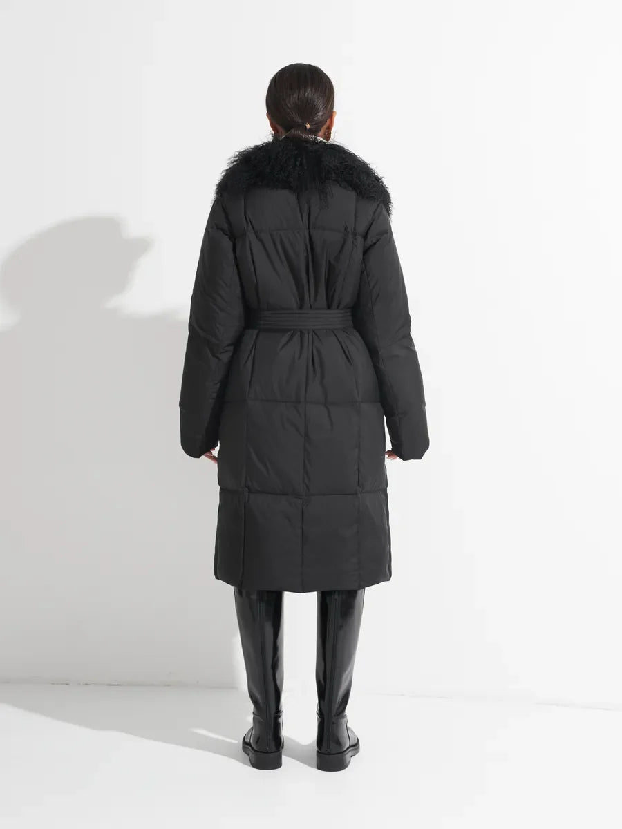 Genuine Lama Fur Premium Down Coat Alaska® Outerwear Company