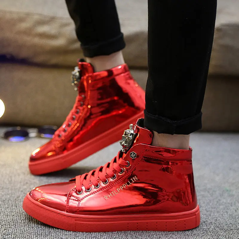 Men's British High-Top Boots Family Shopolf