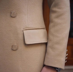 Wool Coat British Slim Fit Family Shopolf