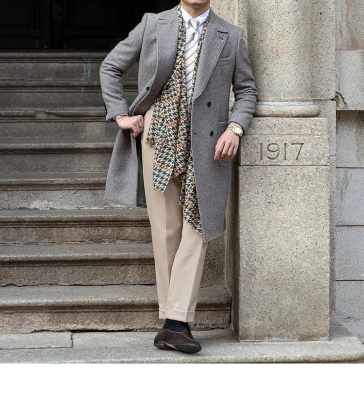 Men's Wool Coat Family Shopolf