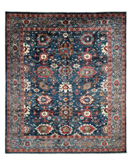 Trasitional Serapi Ghazni Wool Rug – 8' x 10’ – Intricate Floral Design Rugistan