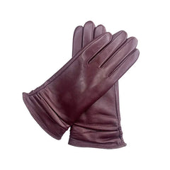 Women's sheepskin gloves Family Shopolf