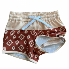 color block- hybrid shorts Keep the Littles Wild