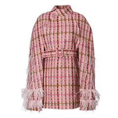 Cape-like woolen coat Family Shopolf