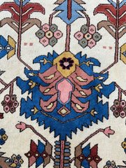 Hand-Knotted Vintage Afghani Serapi Wool Rug – 10'10" x 15'10" – Elegant Traditional Area Rug Rugistan