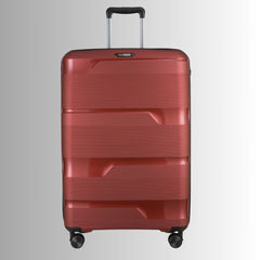 28-inch Red Hardcase Roller Luggage with 360° Wheels & TSA Lock Sole Premise
