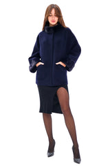 Genuine Mink Fur Virgin Wool Coat Alaska® Outerwear Company