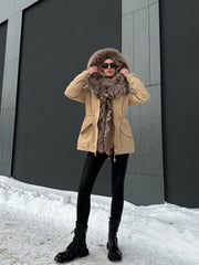 Genuine Silver Fur Trim Parka with Rabbit Fur Insulation Alaska® Outerwear Company