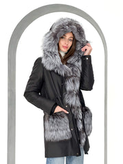 Genuine Silver Fox Fur Rabbit Fur Insulated Parka Alaska® Outerwear Company