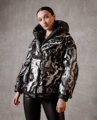 Marble Jacquard Down Fill Coat Alaska® Outerwear Company