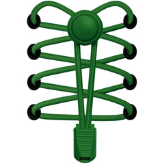 Green garden sprinkler with multiple arms on a white background