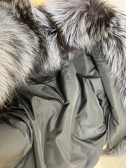 Genuine Silver Fox Fully Lined Hood Rabbit Insulated Parka Alaska® Outerwear Company