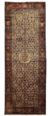 Hand-Knotted Persian Bidjar Herati Wool Runner – 4'11" x 13'2" – Durable Traditional Rug Rugistan