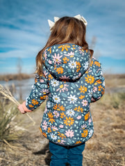 Preorder: Flowers Lightweight Puffy Jacket - Kids Outdoor Adventure Wear Keep the Littles Wild