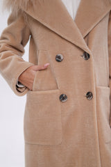 Genuine Lama Fur Virgin Wool Coat Alaska® Outerwear Company