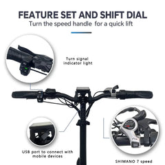 DRVETSION AT20 – 750W Folding Electric Bike with Samsung Battery Family Shopolf